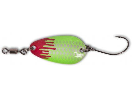 94890 magic trout plandavka 2g 2 5cm stribrna zelena bloody loony spoon 1 kus