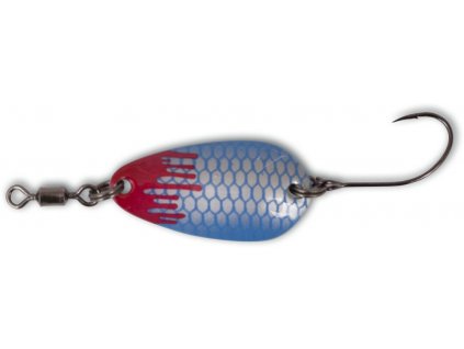 94905 magic trout plandavka 2g 2 5cm stribrna modra bloody loony spoon 1 kus