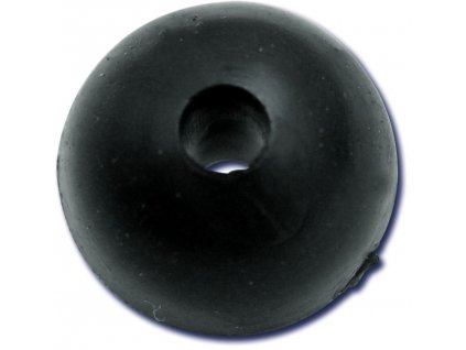 95172 black cat rubber shock bead 10 kusu 10mm