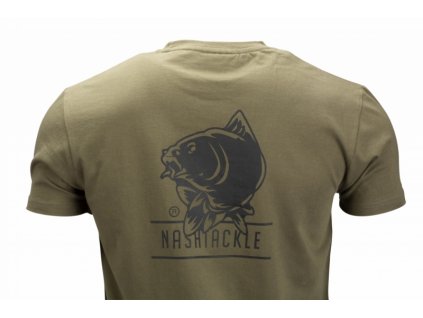 95286 nash triko tackle t shirt green m