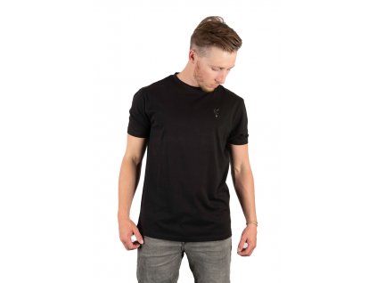 cfx007 fox black t shirt front wht