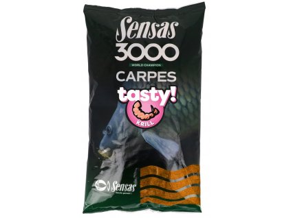Sensas 3000 Carp Tasty Krmítková směs 1kg - Krill