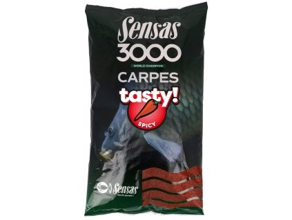 Sensas 3000 Carp Tasty Krmítková směs 1kg - Koření Robin red