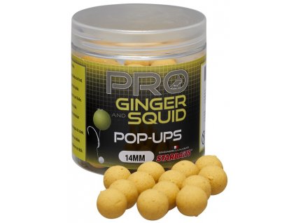 Starbaits Pro Ginger Squid Boilie plovoucí 80g 14mm