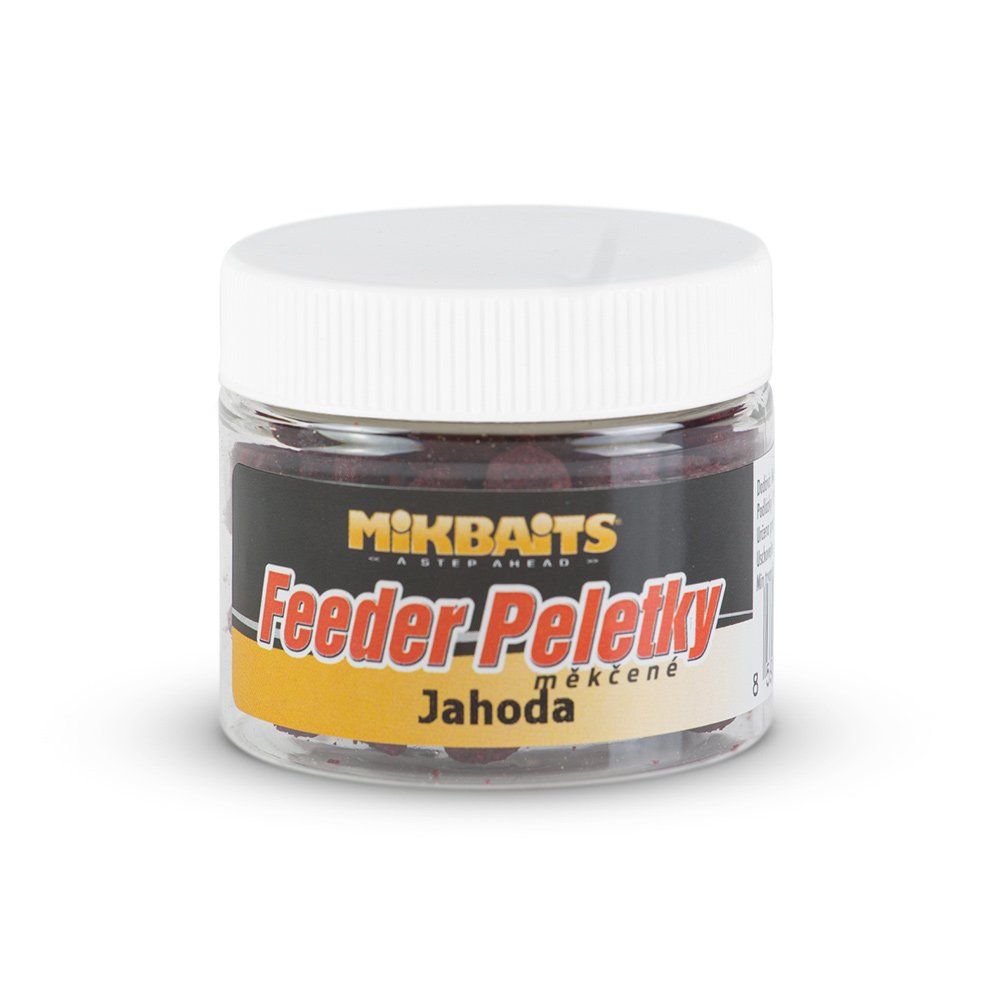 Mikbaits Feeder Peletky měkčené 50ml - Jahoda