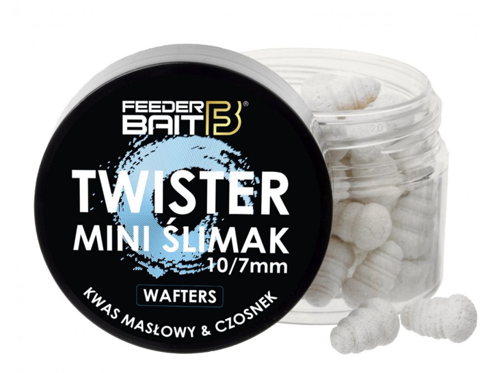 FeederBait Mini Šlimak Wafters - Česnek / Butyric acid