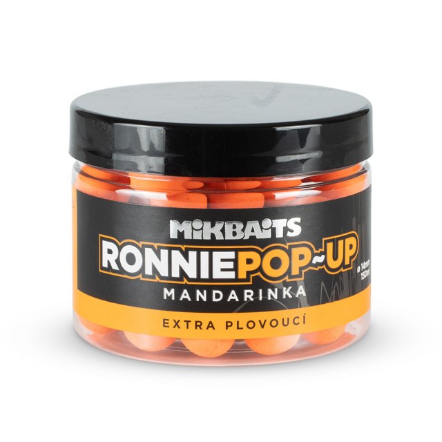 Mikbaits Ronnie pop-up 150ml - Mandarinka 16mm