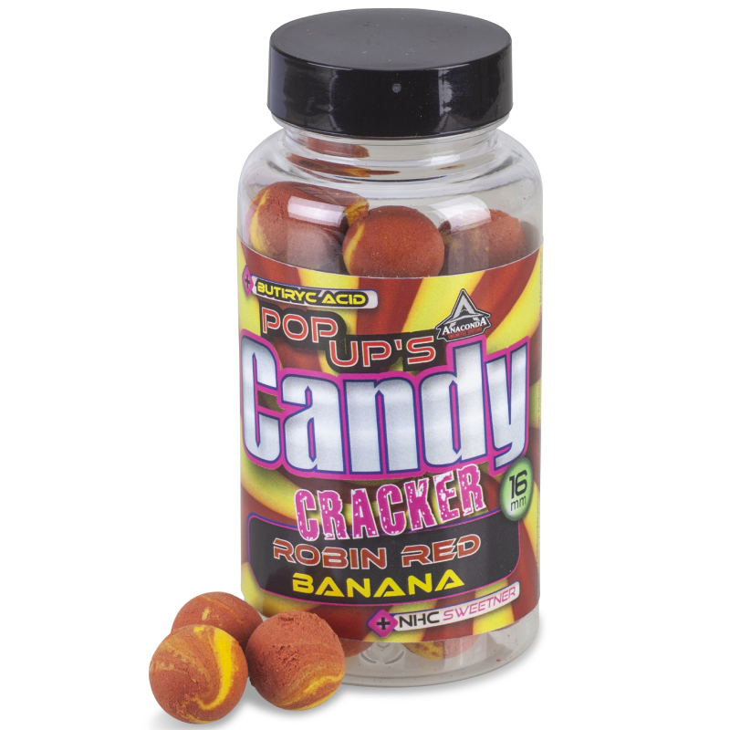 Anaconda pop up ́s Candy cracker Robin red-Banana 16mm