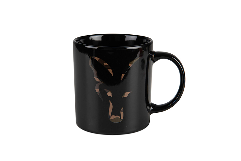 Fox Black and Camo Head Ceramic Mug