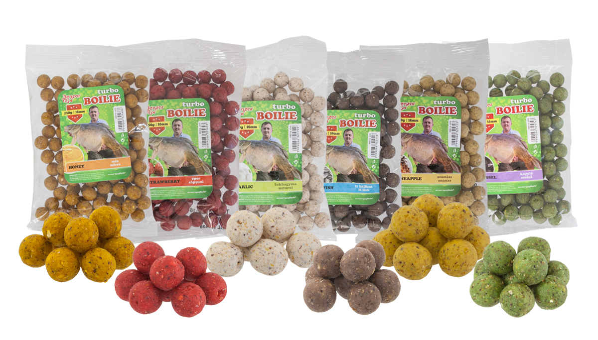Benzar Mix Turbo Boilies 20mm 250g - MUŠLE