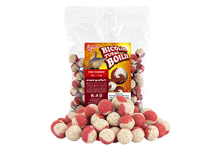Benzar Mix Turbo Biocolor 1boilies 20mm 250g - JAHODA-KRAB