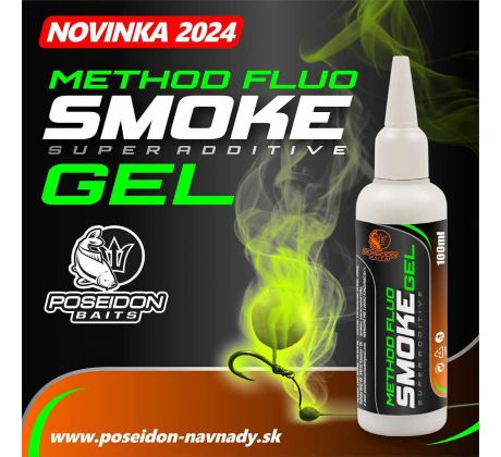 Poseidon Baits Method FLUO smoke gel 100ml - Sladká kukuřice