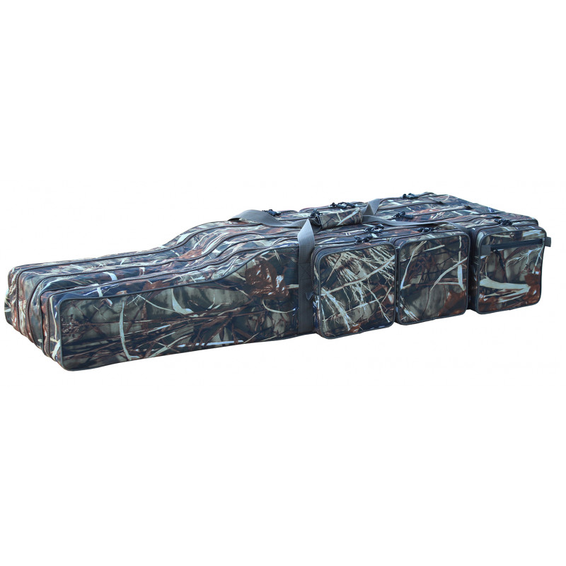 Suretti Obal na prut tříkomorový 165cm CAMO
