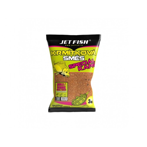 Jet Fish Krmítková směs 3kg - Haibut/Krill