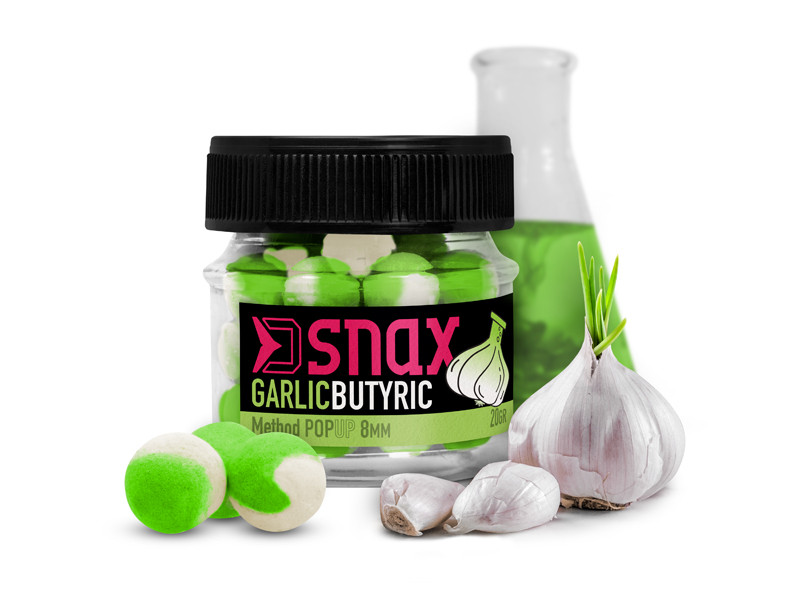 Nástraha D SNAX POP 8mm/20g Česnek-Butyric