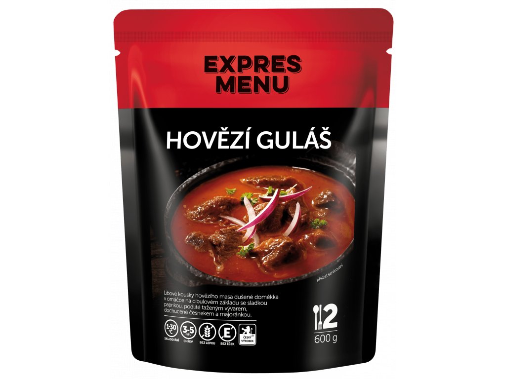 EXPRES MENU - Hovězí guláš 600g (2 porce)