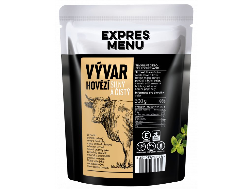 EXPRES MENU - Hovězí vývar 500g