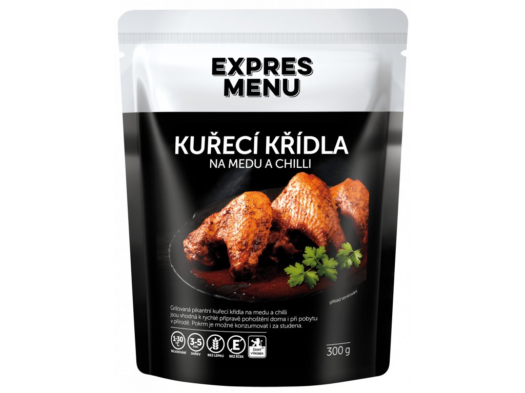 EXPRES MENU - Kuřecí křídla na medu s chilli 300g