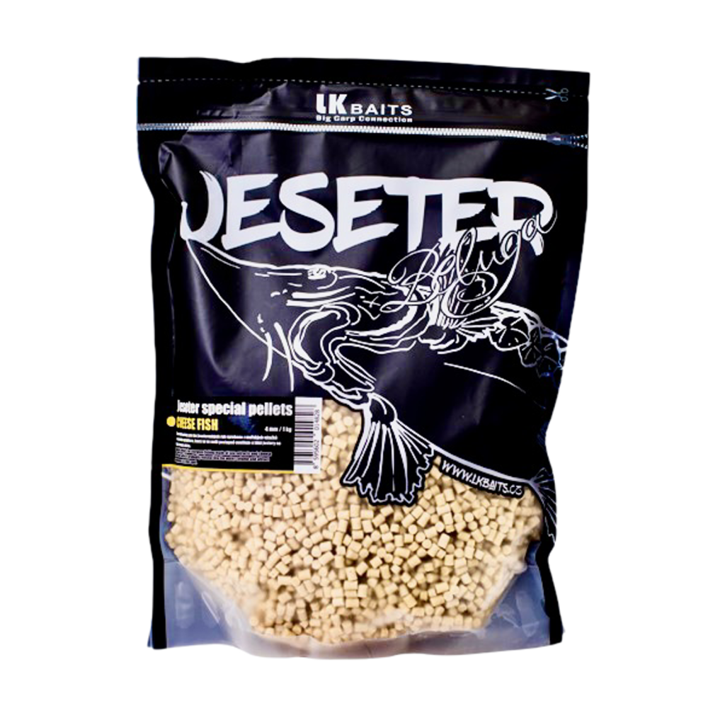 LK Baits Jeseter Special Pellets Cheese 4mm 1kg