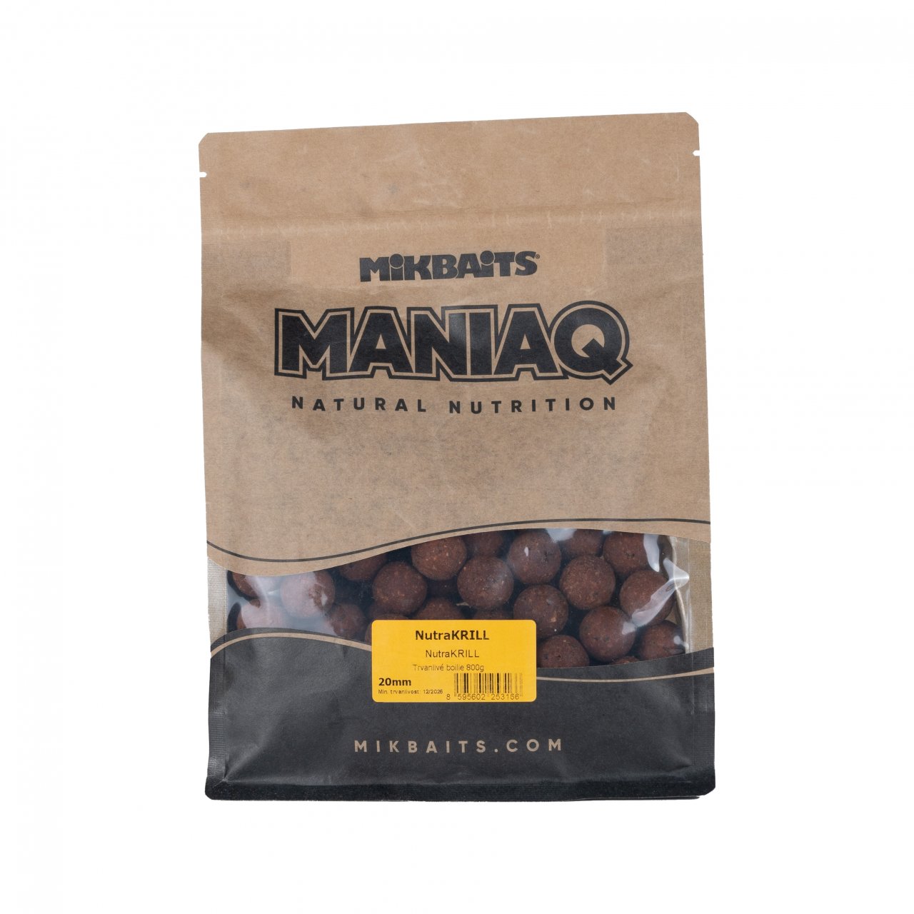 Mikbaits ManiaQ boilie 800g - NutraKRILL 20mm