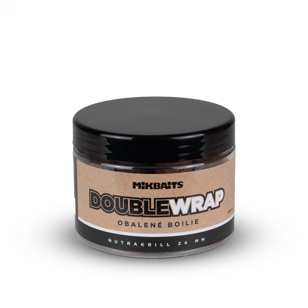 Mikbaits ManiaQ Double Wrap boilie 500ml - NutraKRILL 20mm