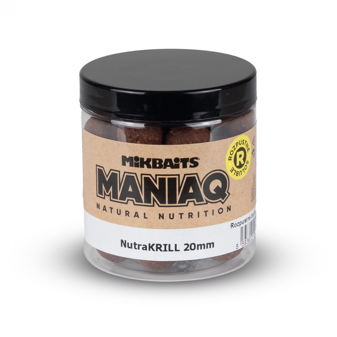 Mikbaits ManiaQ boilie rozpustné 250ml - NutraKRILL 20mm