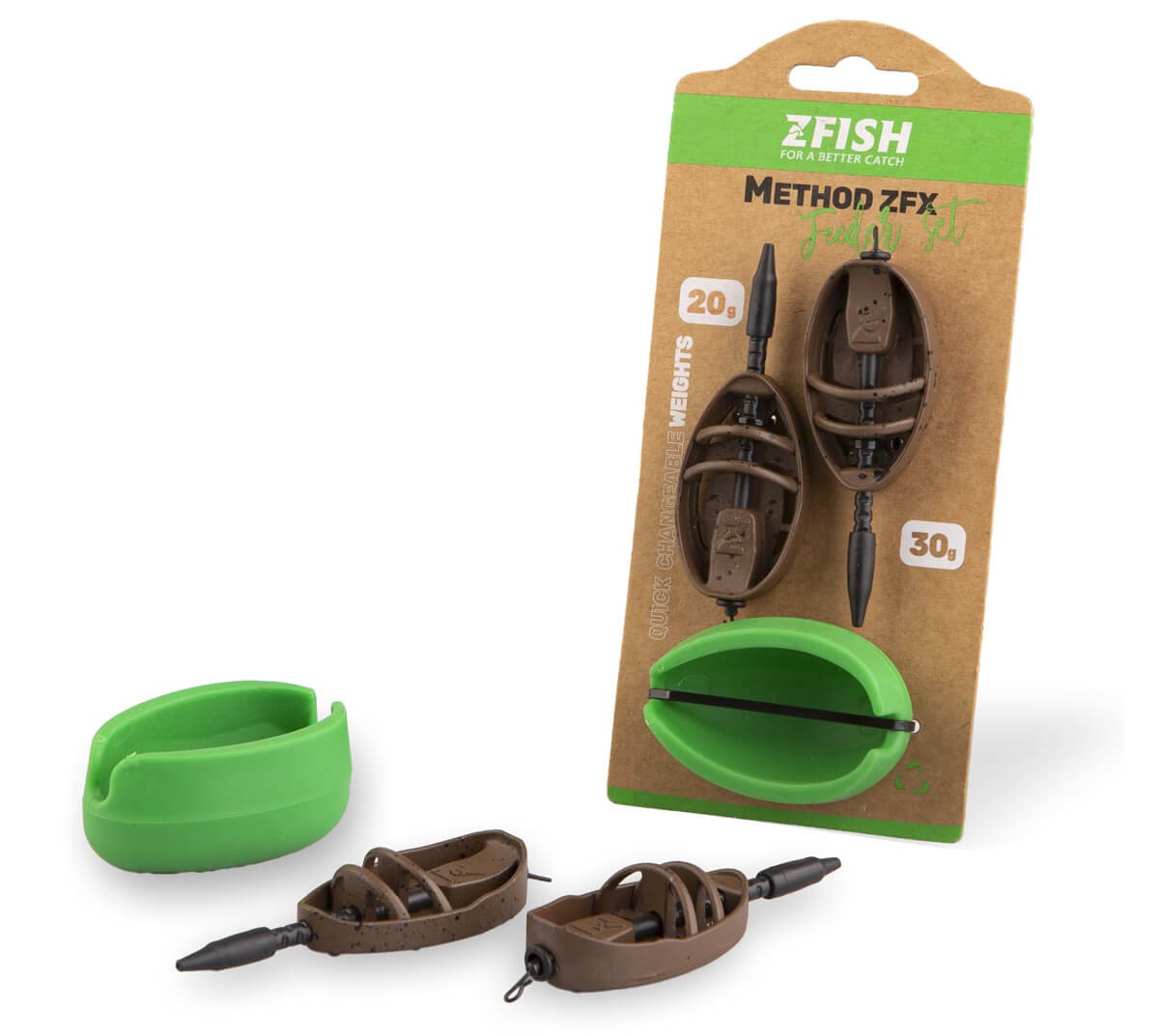 ZFISH SADA METHOD FEEDER SET ZFX 20,30G+FORMIČKA