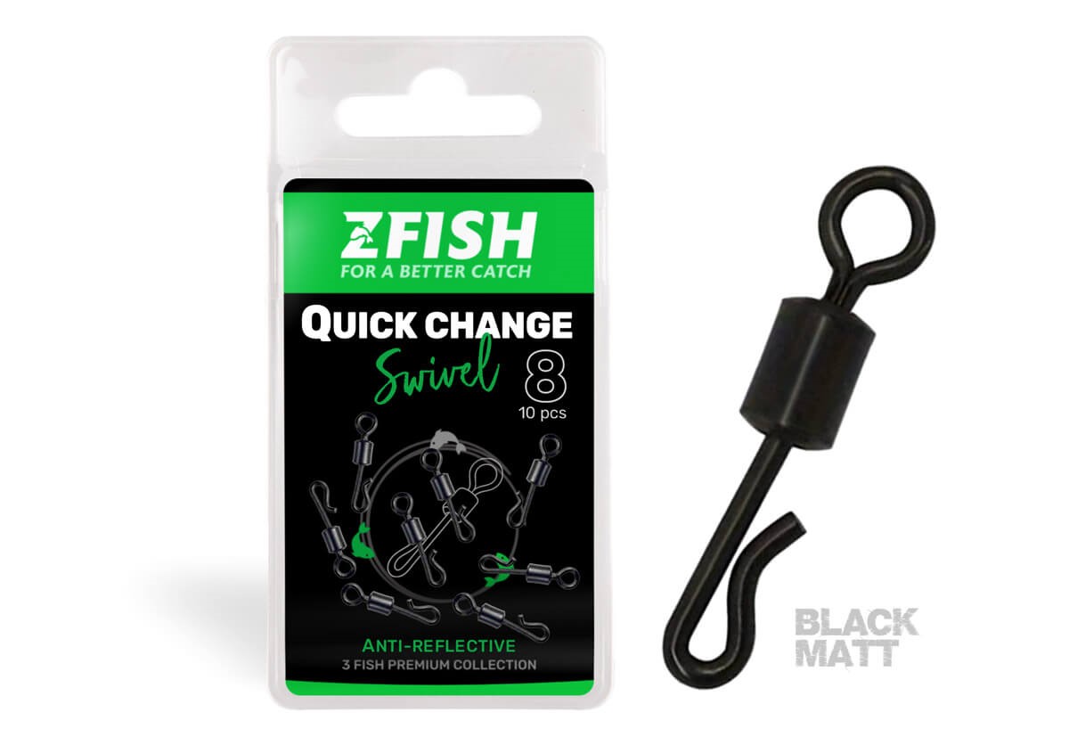 ZFISH OBRATLÍK QUICK CHANGE SWIVEL MATT vel.12