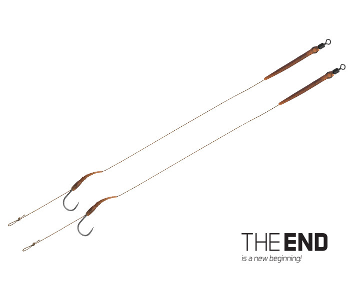 Návazec Delphin THE END Boilie rig / 2ks 20cm/25lbs/#2