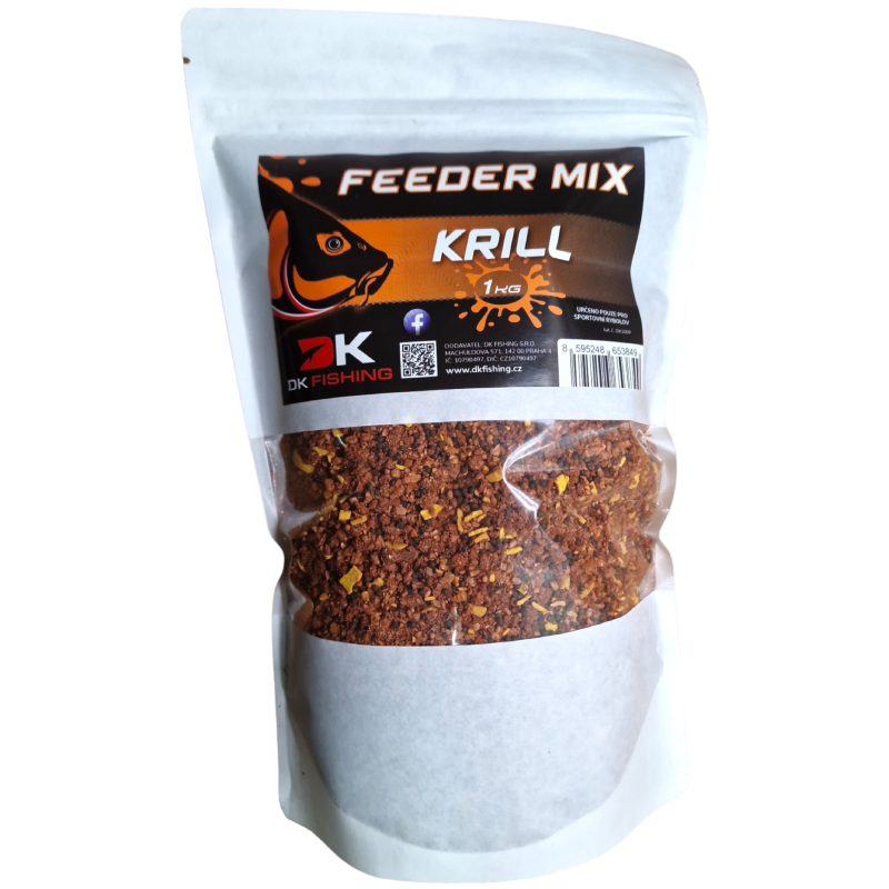 DK FISHING Feeder mix vlhčený kukuřice 1kg