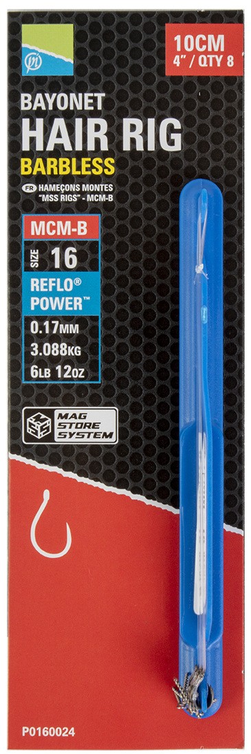Preston MCM-B BAYONETS MAG STORE HOOKLENGTHS - 10 cm/4" vel.. 14