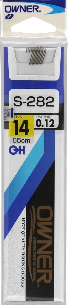 návazce Owner S-282,háček č.10,vlasec 0,14mm(10ks)