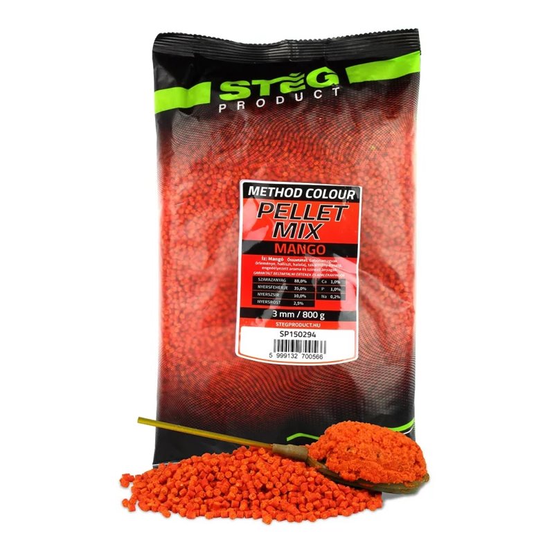 Stég Pellet mix 3mm 800g - Mango