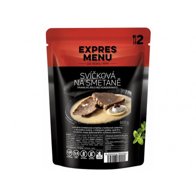 EXPRES MENU - Svíčková na smetaně 600g (2 porce)