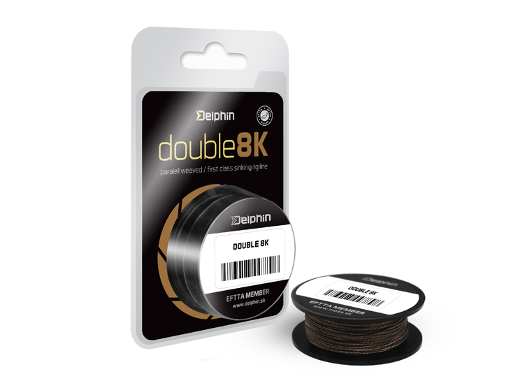 Delphin HOOK LINE DOUBLE 8K kamufláž Návazcová šňůra Varianta: 15lbs