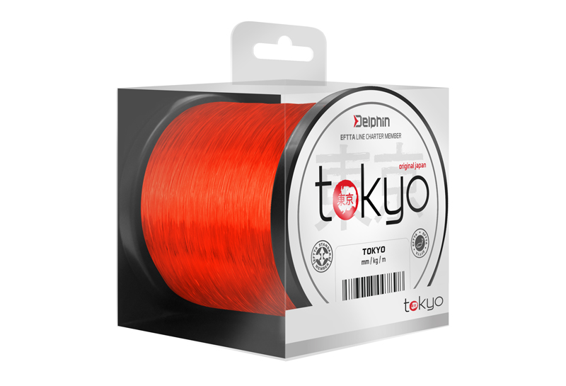 Monofil Delphin TOKYO oranžový Varianta: 0,261mm 12lbs 300m