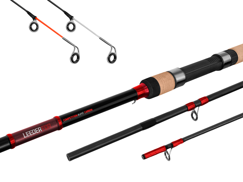 Delphin LEEDER Feeder + 2 špičky 360cm/100g/3díly Varianta: 360cm/100g/3 díly