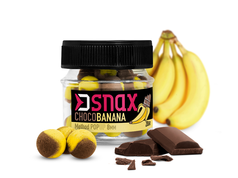Nástraha D SNAX POP 10mm/20g Varianta: 10mm/20g-Čokoláda-Banán
