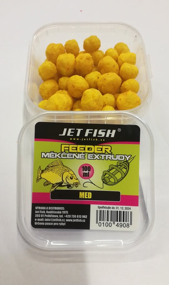 Jet Fish Feeder Měkčenné extrudy 100ml Chuť: Kukuřice