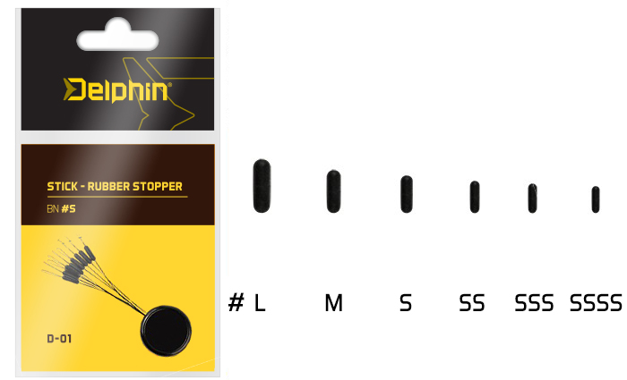 Stick - Rubber stopper Varianta: S