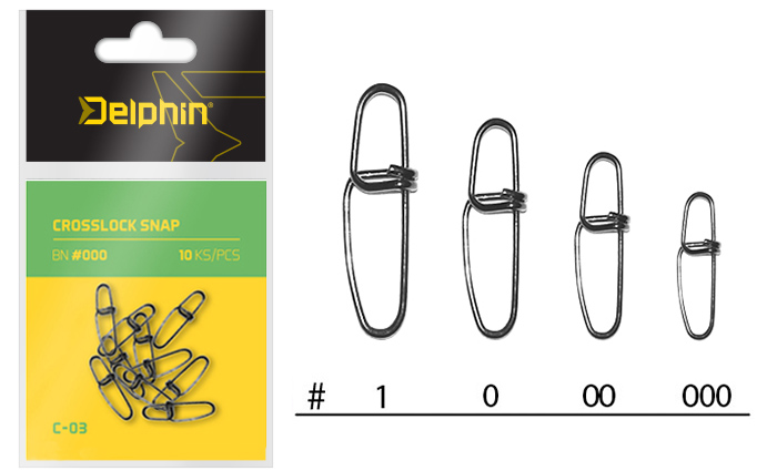 Crosslock Snap C-03/10ks Varianta: BN/0