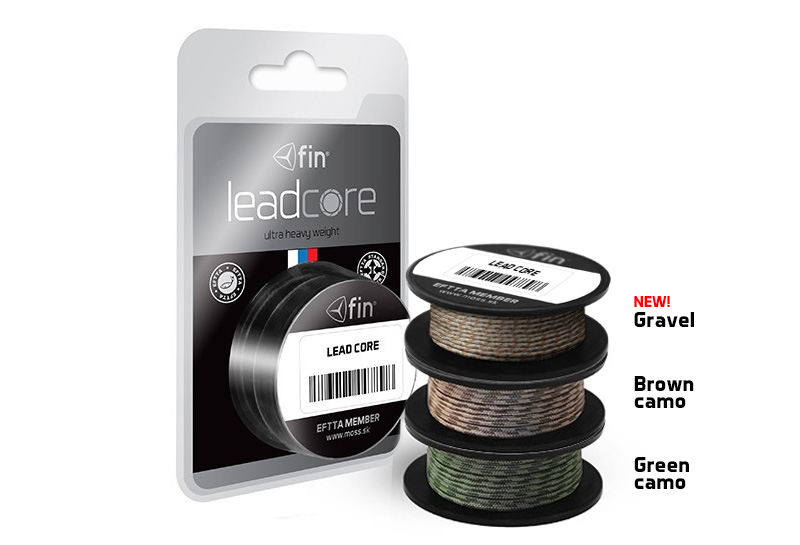 Delphin LEADCORE / zelená grass 5m 45lbs Varianta: zelená grass 5m-45lbs