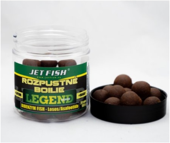 Jet Fish Legend Range Rozpustné Boilie 150g 20mm - BIOENZYM FISH LOSOS