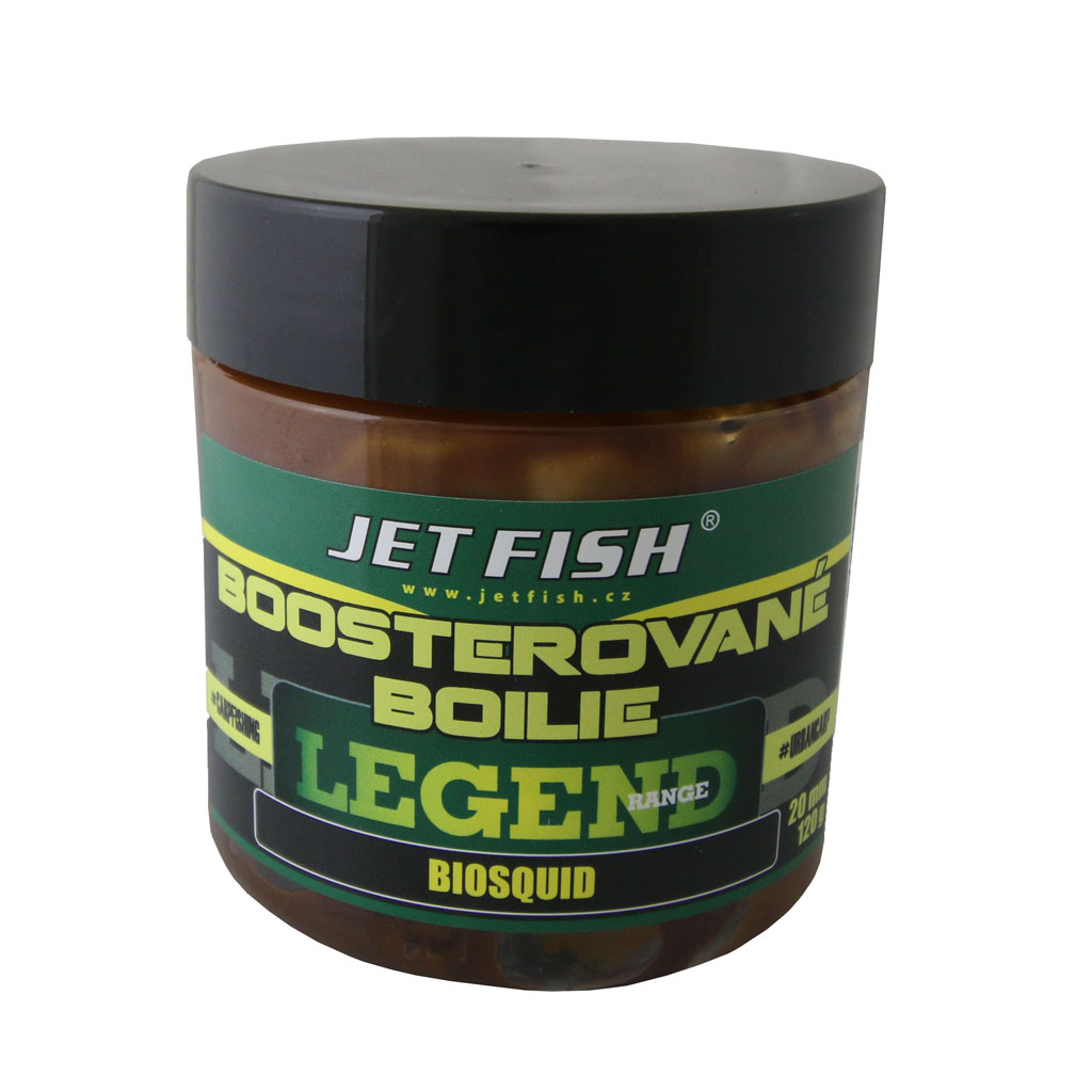 Jet Fish Legend Range Boostrované boilie 120g 20mm - BIOSQUID