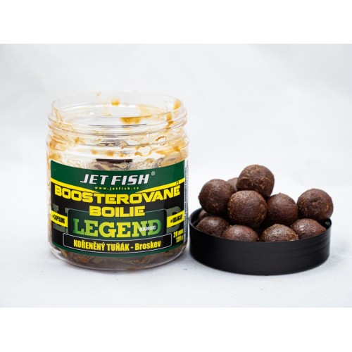 Jet Fish Legend Range Boostrované Boilie 120g 20mm - ROBIN RED BRUSINKA