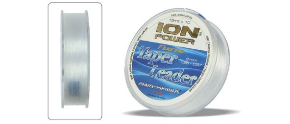 Awa-shima Ion Power Fluorine Taper Leaders 15mt x 10leaders 0,26mm to 0,57mm