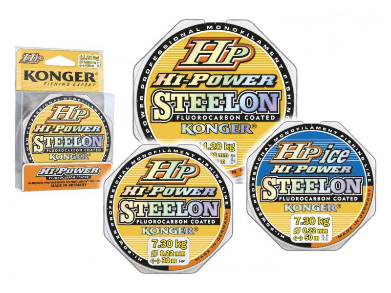 Konger Vlasec Steelon HP HI-Power Fluorocarbon Coated 150m 0,14mm/3,6kg
