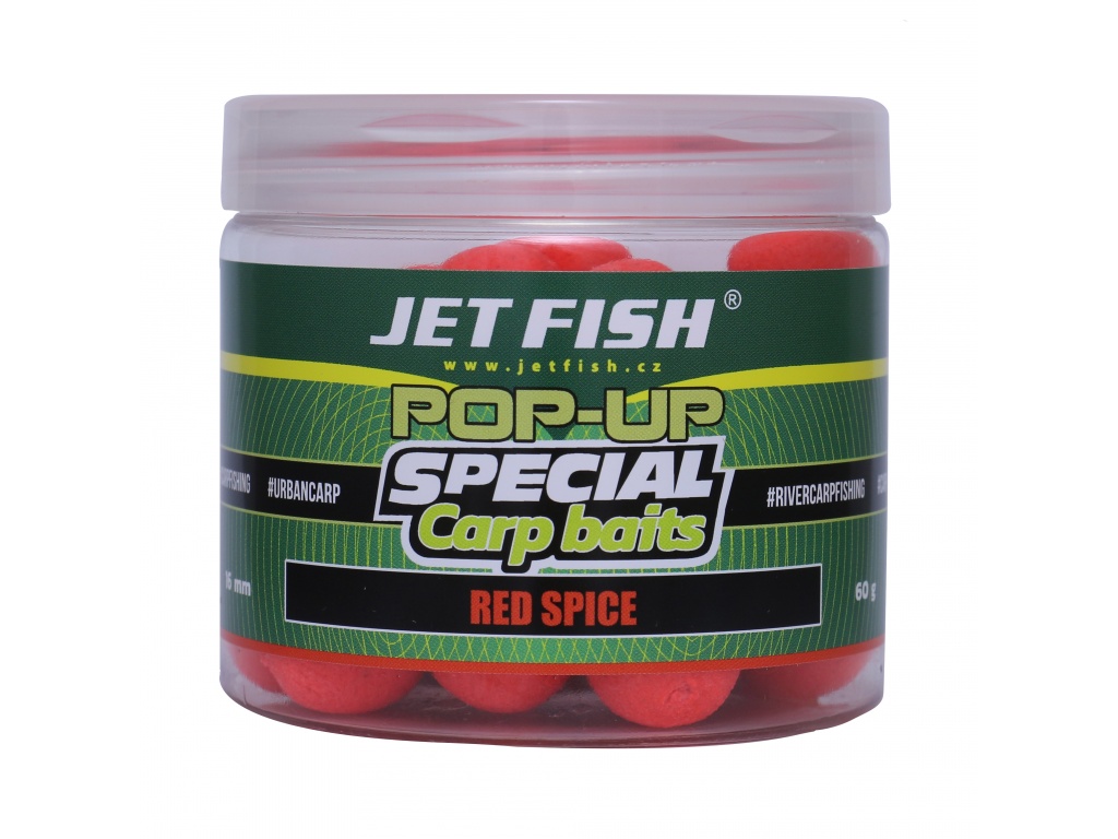 Jet Fish Method Pop-up 60g 16mm - RED SPICE