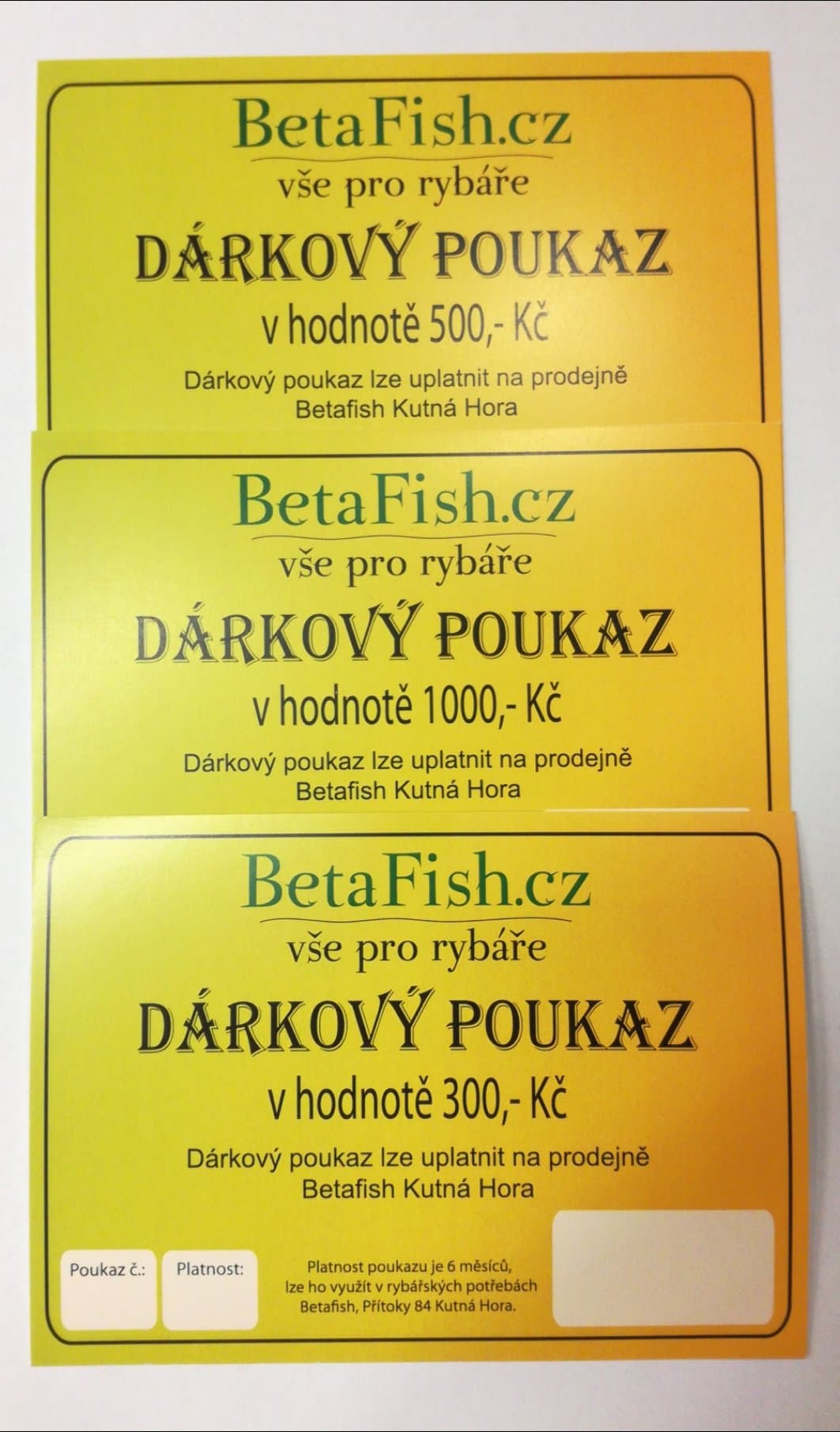 Dárkový poukaz 500,-Kč