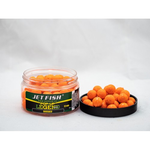 Jet Fish Pop-Up boilies Legend Range 40g 12mm Broskev